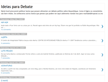 Tablet Screenshot of ideiasdebate.blogspot.com