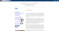 Desktop Screenshot of diaryofanillegalimmigrant.blogspot.com