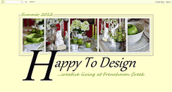 Desktop Screenshot of happytodesign.blogspot.com