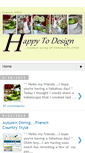 Mobile Screenshot of happytodesign.blogspot.com