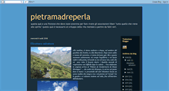 Desktop Screenshot of pietramadreperla.blogspot.com