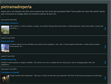 Tablet Screenshot of pietramadreperla.blogspot.com