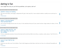 Tablet Screenshot of datingisfun.blogspot.com