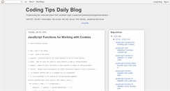 Desktop Screenshot of codingtips.blogspot.com