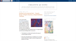 Desktop Screenshot of creativeqigong.blogspot.com