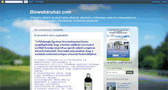 Desktop Screenshot of bio-webaruhaz.blogspot.com