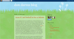 Desktop Screenshot of dondarmsblog.blogspot.com