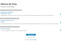 Tablet Screenshot of molinosdetinta.blogspot.com