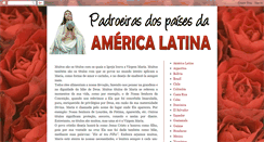 Desktop Screenshot of nossasenhoradasamericas.blogspot.com