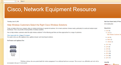 Desktop Screenshot of networkequipmentcisco.blogspot.com
