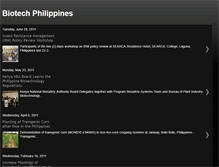Tablet Screenshot of biotechphilippines.blogspot.com