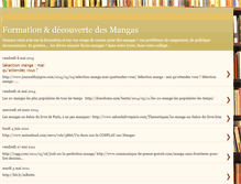 Tablet Screenshot of formation-mangas.blogspot.com