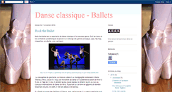 Desktop Screenshot of danseclassique-ballets.blogspot.com