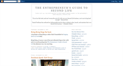 Desktop Screenshot of entrepreneursguidetosecondlife.blogspot.com