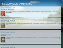 Tablet Screenshot of lambretta-arnao.blogspot.com