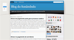 Desktop Screenshot of blogdosonambulo.blogspot.com