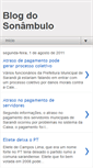 Mobile Screenshot of blogdosonambulo.blogspot.com