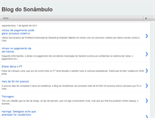 Tablet Screenshot of blogdosonambulo.blogspot.com