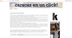 Desktop Screenshot of caracasenunclick.blogspot.com