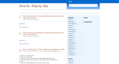 Desktop Screenshot of howtoodo.blogspot.com