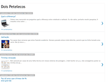 Tablet Screenshot of doispetelecos.blogspot.com