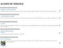 Tablet Screenshot of acuariodeveracruz.blogspot.com