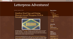 Desktop Screenshot of letterpressadventures.blogspot.com