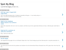 Tablet Screenshot of ispotmyblog.blogspot.com