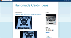 Desktop Screenshot of mikshandmadecardsideas.blogspot.com