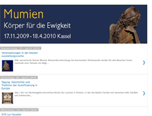 Tablet Screenshot of mumien-sonderausstellung-kassel.blogspot.com