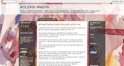 Desktop Screenshot of koleksianisya.blogspot.com