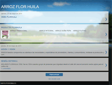 Tablet Screenshot of florhuilaproyecto.blogspot.com