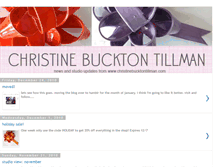 Tablet Screenshot of christinebucktontillman.blogspot.com