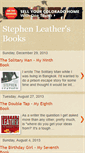 Mobile Screenshot of booksbystephenleather.blogspot.com