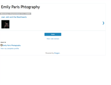 Tablet Screenshot of emilyparisphotography.blogspot.com