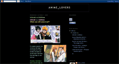 Desktop Screenshot of animelovers123.blogspot.com