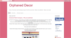 Desktop Screenshot of orphaneddecor.blogspot.com