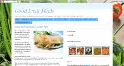 Desktop Screenshot of gooddealmeals.blogspot.com