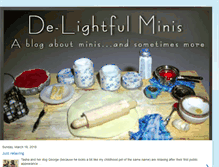 Tablet Screenshot of delightfulminis.blogspot.com