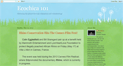 Desktop Screenshot of ecochica101.blogspot.com