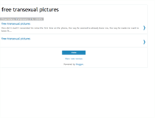 Tablet Screenshot of free-transexual-pictures.blogspot.com