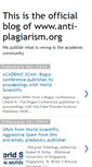 Mobile Screenshot of anti-plagiarism-org.blogspot.com