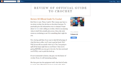 Desktop Screenshot of crochetguidereview.blogspot.com