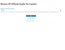 Tablet Screenshot of crochetguidereview.blogspot.com