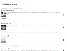 Tablet Screenshot of literaturadream.blogspot.com