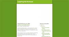 Desktop Screenshot of leapfrogmypalscout.blogspot.com