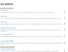 Tablet Screenshot of ika-kireina09.blogspot.com