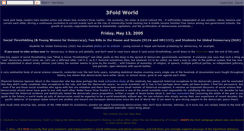 Desktop Screenshot of 3foldworld.blogspot.com