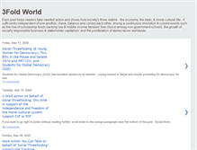Tablet Screenshot of 3foldworld.blogspot.com