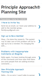 Mobile Screenshot of principleapproachplanning.blogspot.com